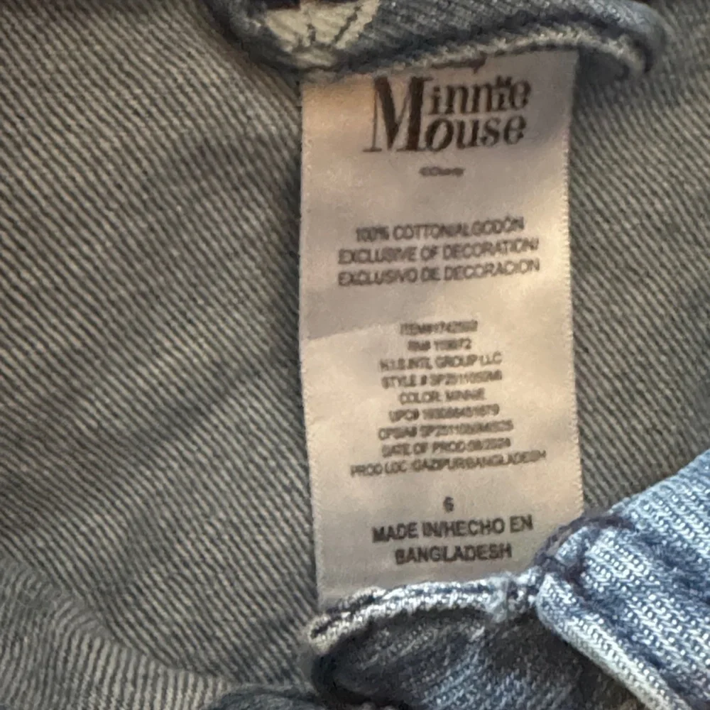 Disney Pink Denim Princess Jacket & Blue Minnie Mouse Print Jean Jacket Set - Picture 13 of 16